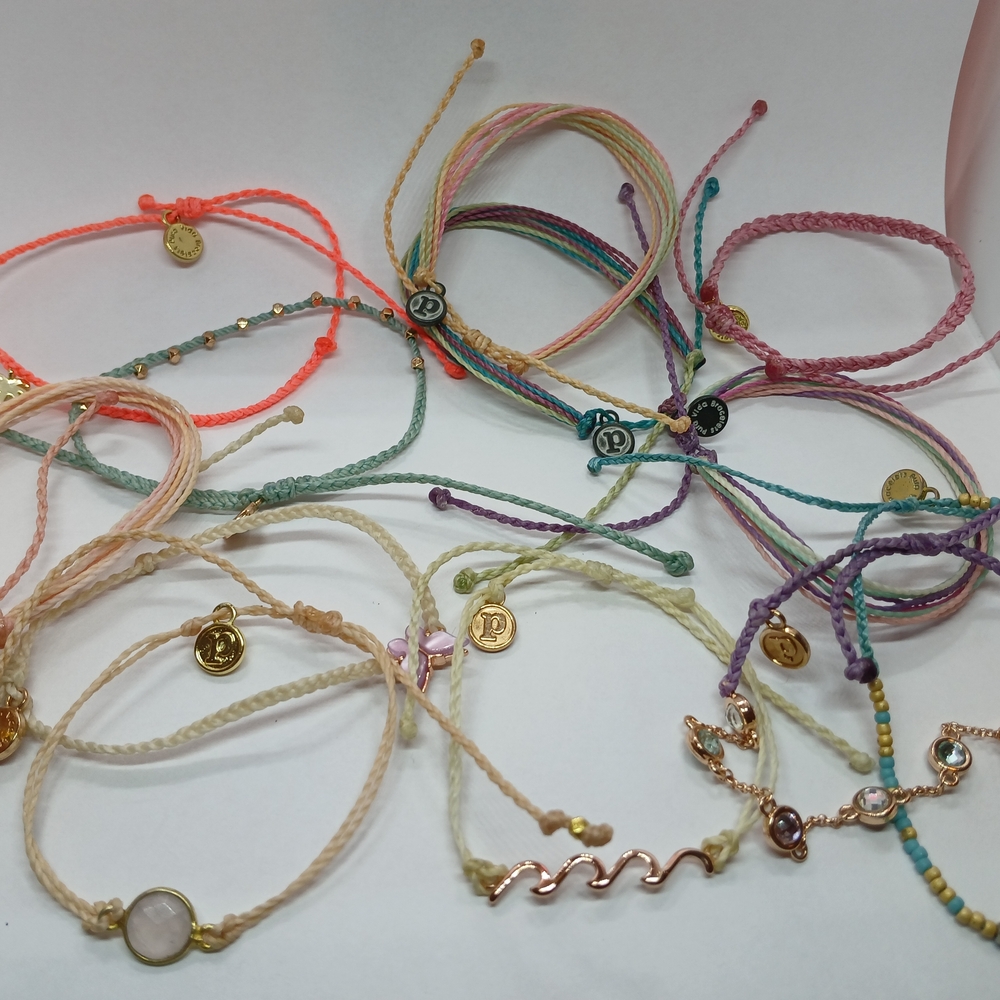 Pura Vida Adjustable Rope Bracelet Lot of 12